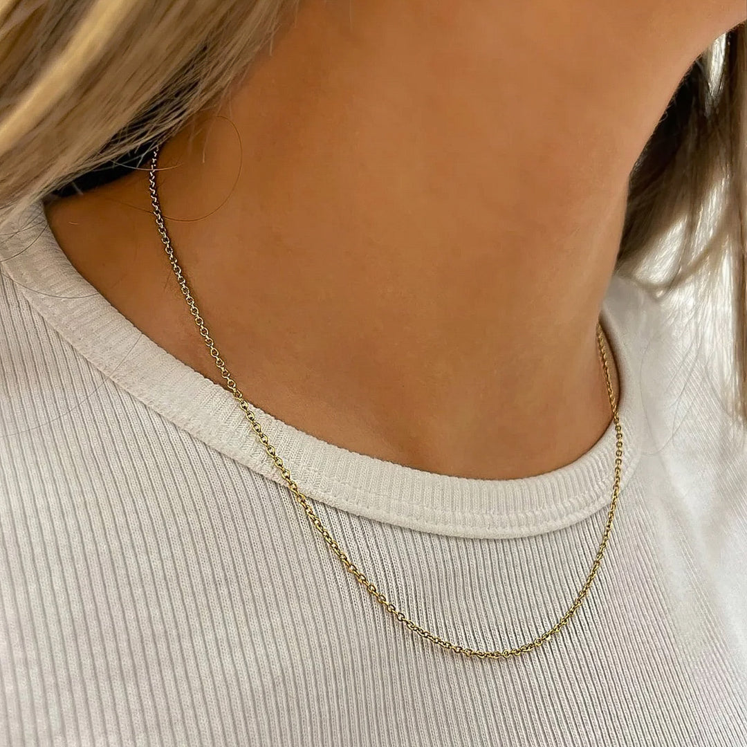 Filigran Halskette | 18K vergoldet